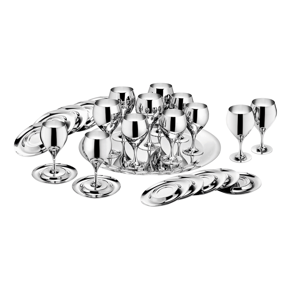 SET PRINCE INOX 6 PCS FOR WINE, NEW LS-170-B