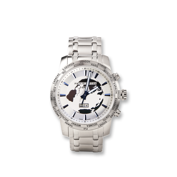 Philip Zepter Timepieces GlobHora - Ladies Watch PZGH-SS – Zepteruae Philip Zepter Timepieces GlobHora - Ladies Watch PZGH-SS – Zepteruae