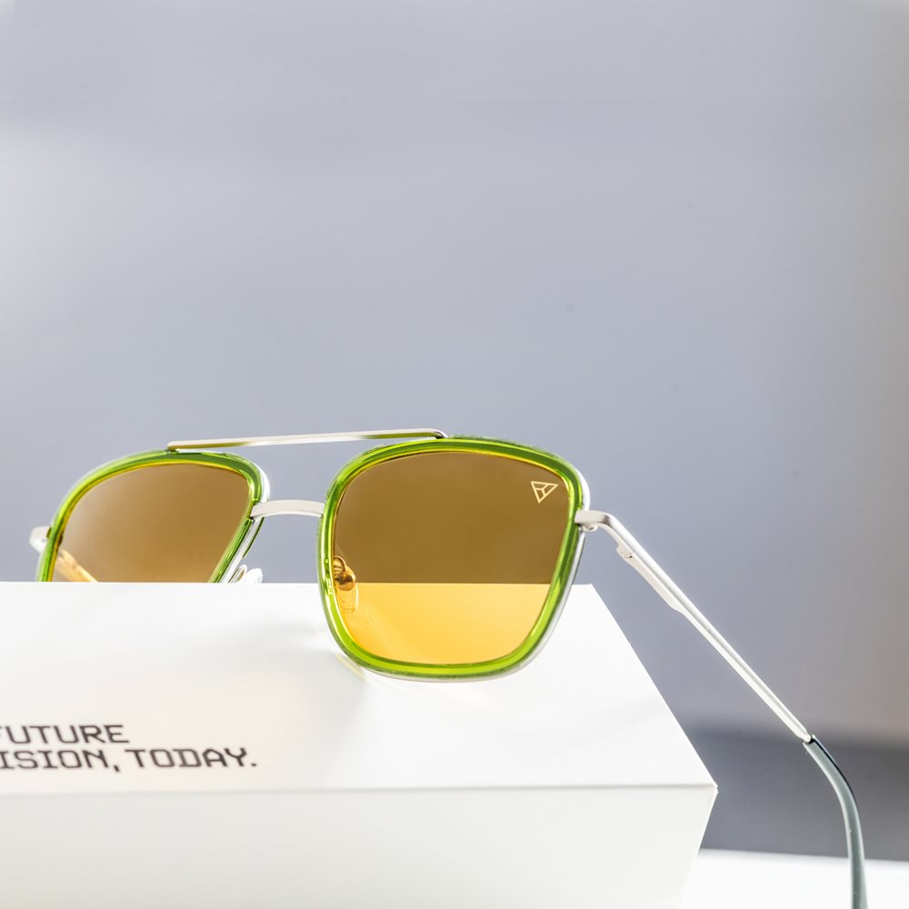 Hyperlight Eyewear, Aviator 2, Green, THE-1501GN