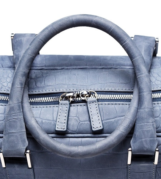 Philip Zepter Bags and Wallets BUSINESS BAG NUBUK JEANS PZB-07-NJ