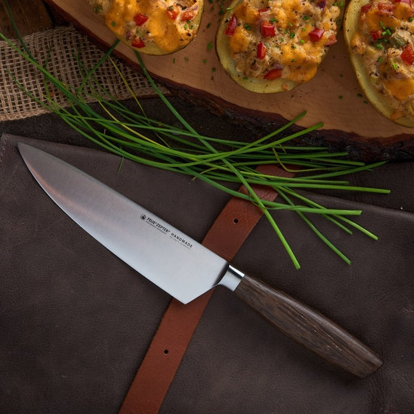 CHEF'S KITCHEN KNIFE (18 CM) - SMOKED OAK KSW-013