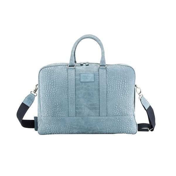 Philip Zepter Bags and Wallets BUSINESS BAG NUBUK JEANS PZB-07-NJ