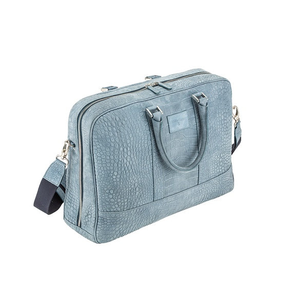 Philip Zepter Bags and Wallets BUSINESS BAG NUBUK JEANS PZB-07-NJ