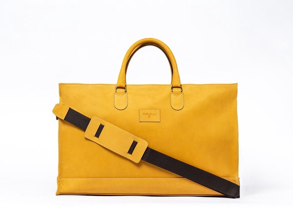 Philip Zepter TRAVEL BAG YELLOW NUBUK PZB-06-NY