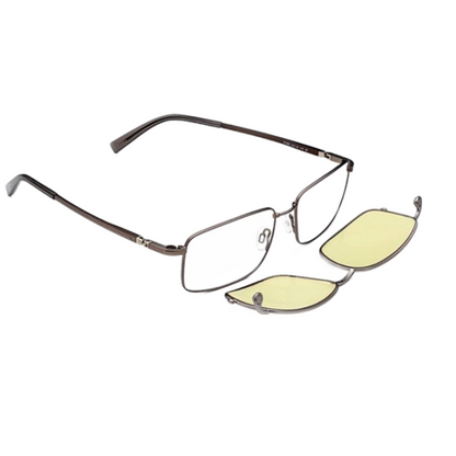 HYPERLIGHT EYEWEAR Hyperlight Eyewear Clips, Brown CT265