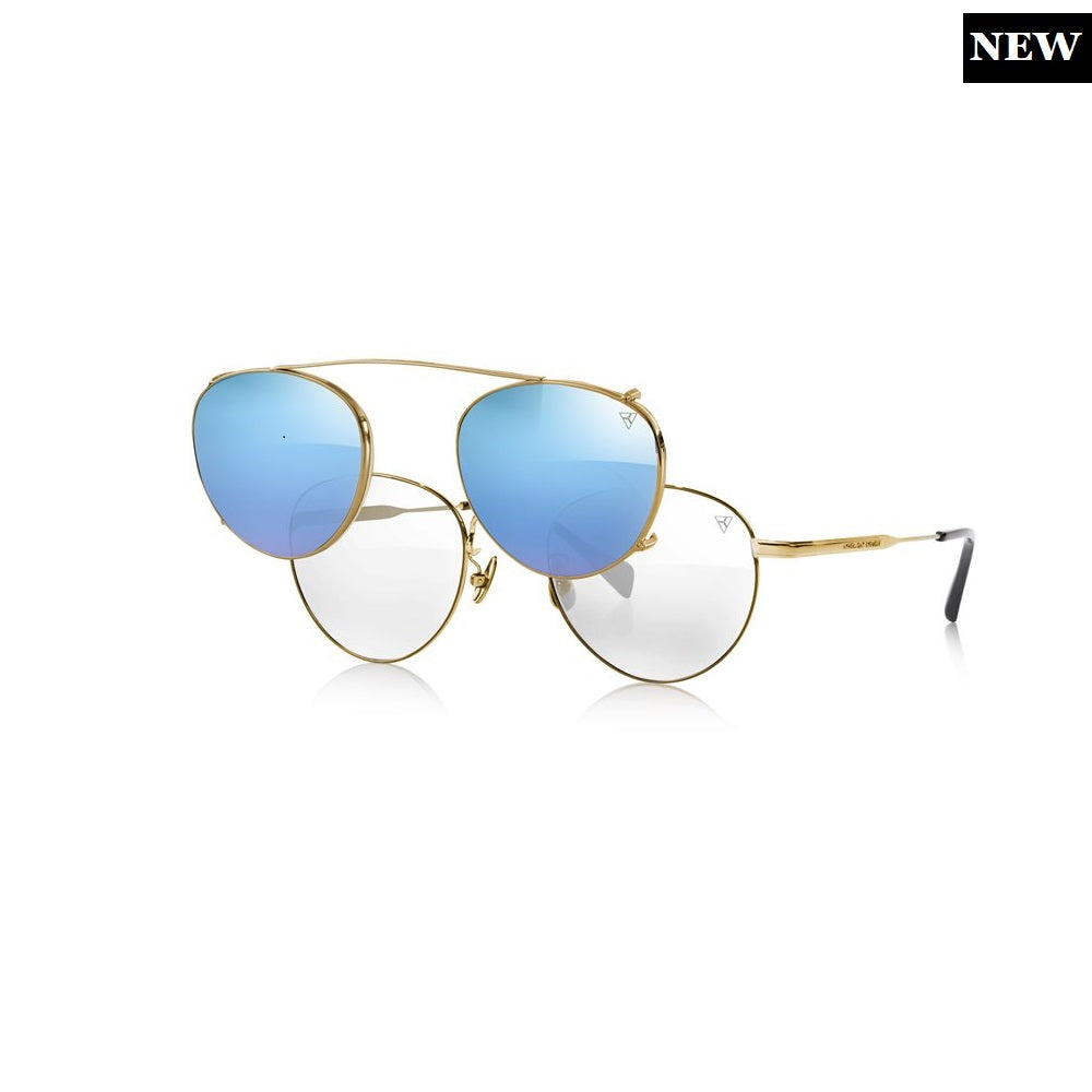 Hyperlight Eyewear Clips, BERLIN GOLD HE-BERG