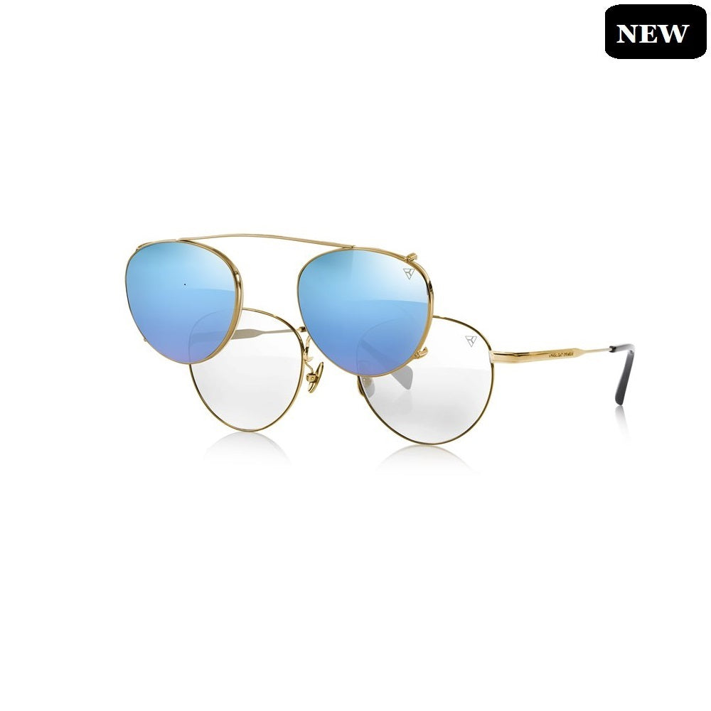 Hyperlight Eyewear Clips, BERLIN GOLD HE-BERG