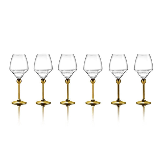 Tableware Magic Harmony - Crystal & Gold Coated Steel Set LS-023-1-DG