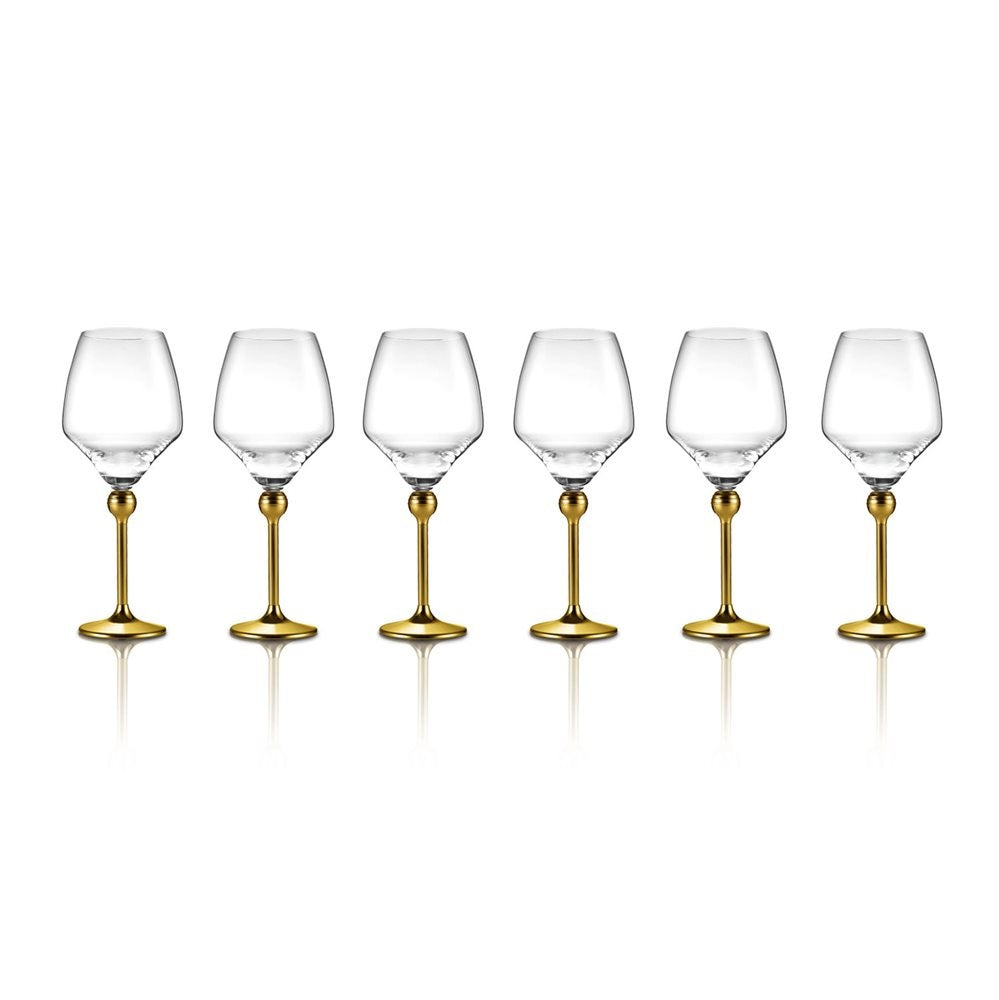 Tableware Magic Harmony - Crystal & Gold Coated Steel Set LS-023-2-DG