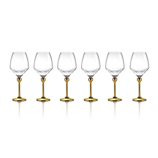 Tableware Magic Harmony - Crystal & Gold Coated Steel Set LS-023-2-DG