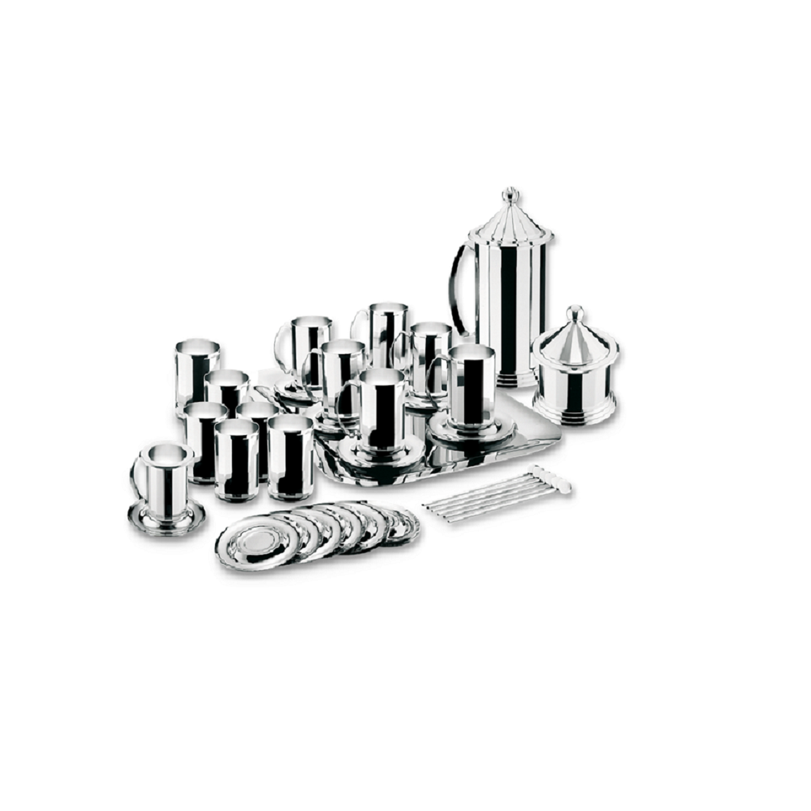 TAIGA - Stainless Steel Set for hot & cold beverages for 6 persons, 36 pieces LS-180