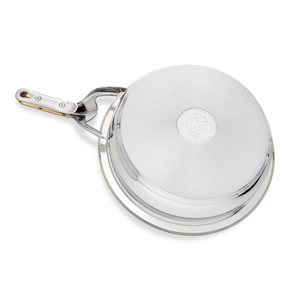 Superior Metal Pan, 2.5 litre, Ø24cm, h. 6cm Z-FP2425-S/S