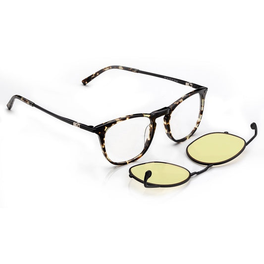 HYPERLIGHT EYEWEAR Hyperlight Eyewear Clips, Black Havana TK1150