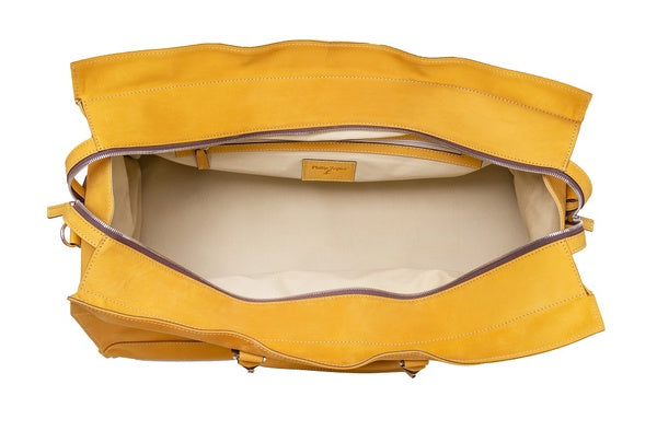 Philip Zepter TRAVEL BAG YELLOW NUBUK PZB-06-NY